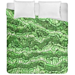 Alien Skin Green Duvet Cover (double Size)