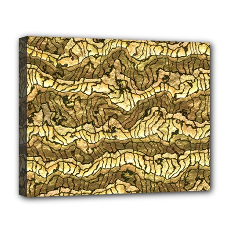 Alien Skin Hot Golden Deluxe Canvas 20  X 16   by ImpressiveMoments