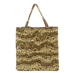 Alien Skin Hot Golden Grocery Tote Bags