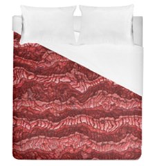 Alien Skin Red Duvet Cover Single Side (full/queen Size)