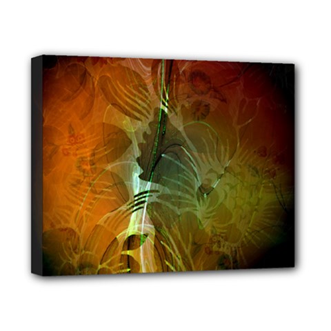 Beautiful Abstract Floral Design Canvas 10  X 8 