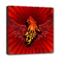 Lion With Flame And Wings In Yellow And Red Mini Canvas 8  x 8  View1