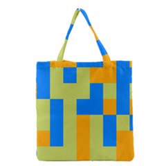 Tetris Shapes Grocery Tote Bag