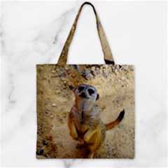 Lovely Meerkat 515p Zipper Grocery Tote Bags