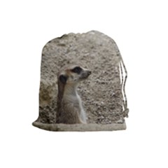 Adorable Meerkat Drawstring Pouches (large) 