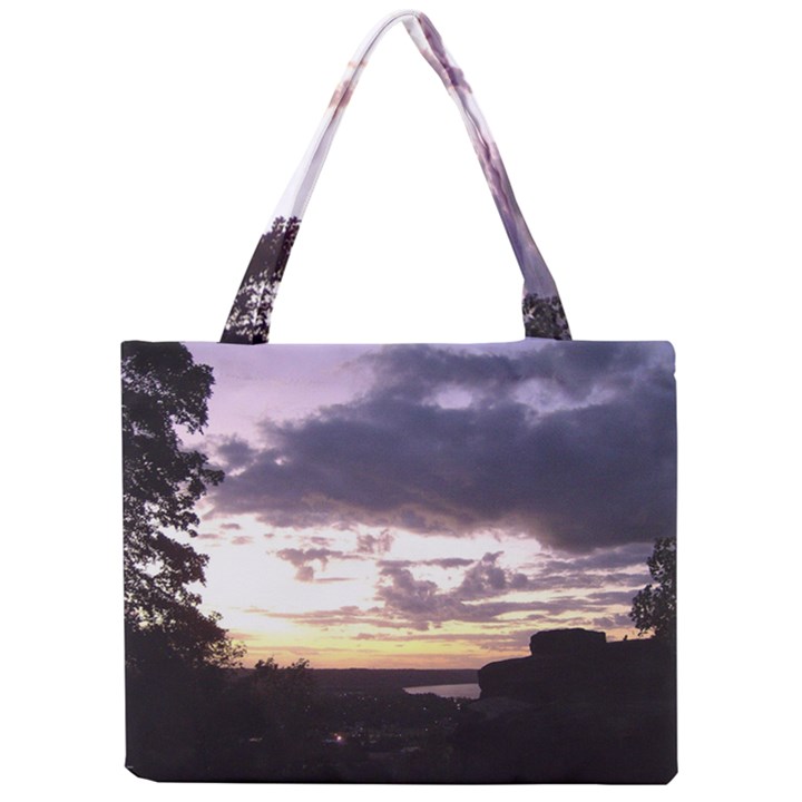  Sunset Over The Valley Tiny Tote Bags