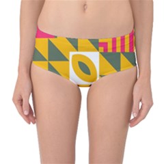 Mid-waist Bikini Bottoms