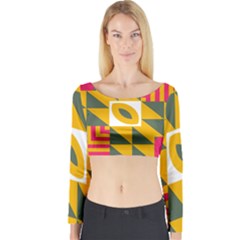 Long Sleeve Crop Top (tight Fit)