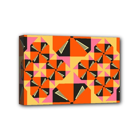 Windmill In Rhombus Shapes Mini Canvas 6  X 4  (stretched)