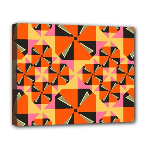 Windmill In Rhombus Shapes Deluxe Canvas 20  X 16  (stretched)