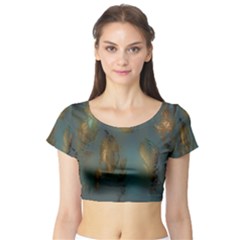 Short Sleeve Crop Top (tight Fit)