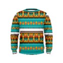 Tribal design in retro colors  Kid s Sweatshirt View1