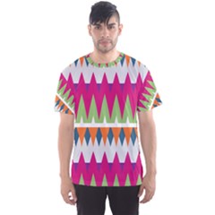 Chevron Pattern Men s Sport Mesh Tee