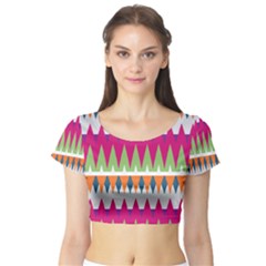 Short Sleeve Crop Top (tight Fit)