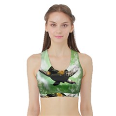 Women s Sports Bra With Border