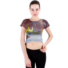 Crew Neck Crop Top