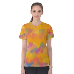 Fading Squares Women s Cotton Tee