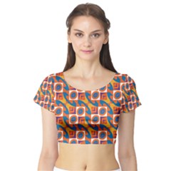 Short Sleeve Crop Top (tight Fit)