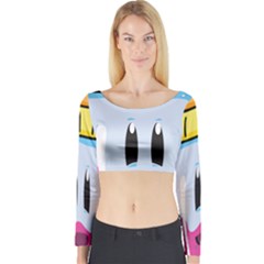 Long Sleeve Crop Top (tight Fit)