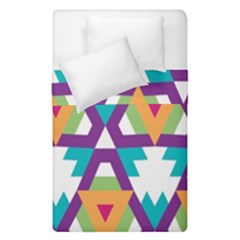 Triangles And Other Shapes Pattern  Duvet Cover (single Size)