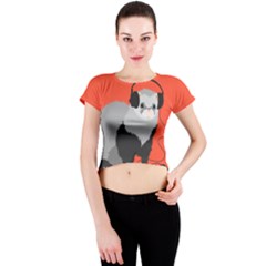 Crew Neck Crop Top by CreaturesStore