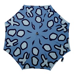 Blue Maths Signs Hook Handle Umbrellas (small)