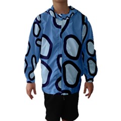 Blue Maths Signs Hooded Wind Breaker (kids)