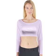 Long Sleeve Crop Top (tight Fit) by maemae