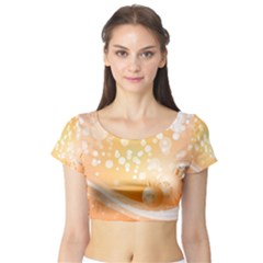 Short Sleeve Crop Top (tight Fit)