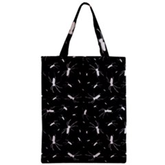 Spiders Seamless Pattern Illustration Zipper Classic Tote Bags by dflcprints