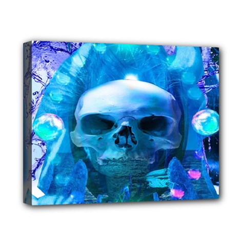 Skull Worship Canvas 10  X 8 