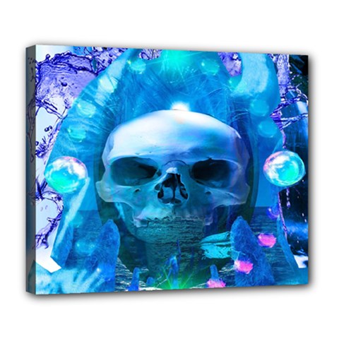 Skull Worship Deluxe Canvas 24  X 20   by icarusismartdesigns