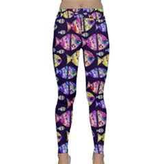 Colorful Fishes Pattern Design Yoga Leggings