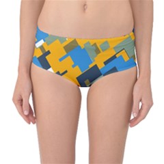 Mid-waist Bikini Bottoms