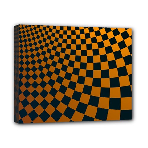 Abstract Square Checkers  Canvas 10  X 8  by OZMedia