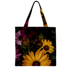 Beautiful Colourful African Daisies  Zipper Grocery Tote Bags