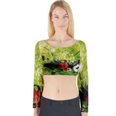 Long Sleeve Crop Top (tight Fit)