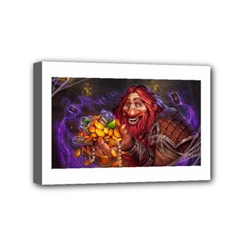 Hearthstone Gold Mini Canvas 6  x 4 