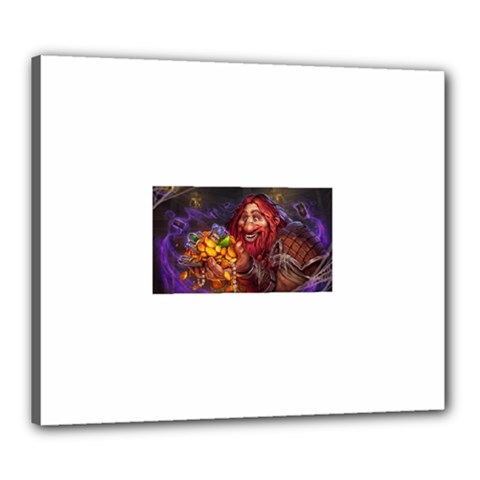 Hearthstone Gold Canvas 24  x 20 