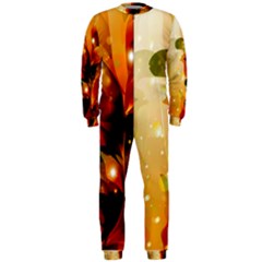 Awesome Colorful, Glowing Leaves  Onepiece Jumpsuit (men)  by FantasyWorld7