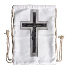 Christian Cross Drawstring Bag (large)