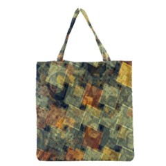 Stars Circles And Squares Grocery Tote Bag