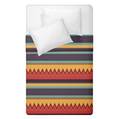 Waves And Stripes Pattern  Duvet Cover (single Size) by LalyLauraFLM