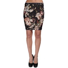 Dark Roses Bodycon Skirts