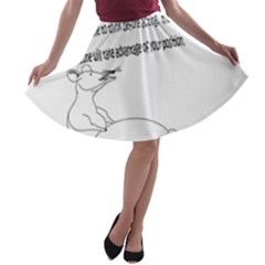 A-line Skater Skirt