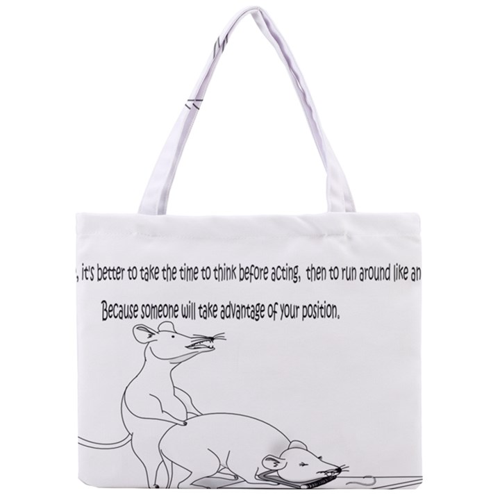 Better To Take Time To Think Tiny Tote Bags