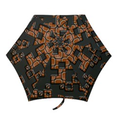 Brown Pieces Umbrella