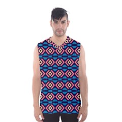 Rhombus  Pattern Men s Basketball Tank Top