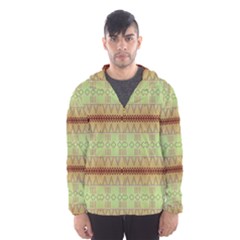 Aztec Pattern Mesh Lined Wind Breaker (men)