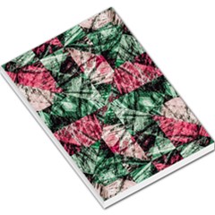 Luxury Grunge Digital Pattern Large Memo Pads